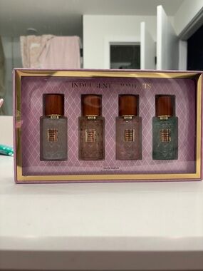 Indulgent Moments Women's Fragrance Set - Blue, Pink, Clear